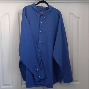 Blue button up shirt